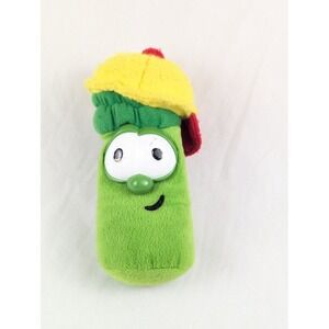 VeggieTales Junior Asparagus 6" Bean Bag Plush – 1999 Fisher-Price – Non-Singing